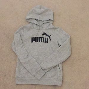 Grey puma hoodie